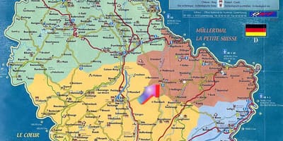 Քարտեզ Լյուքսեմբուրգի վայրերի քարտեզ 
